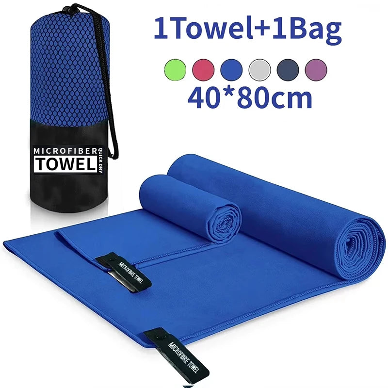 Quick-Drying Sports Towel 40x80CM Blue Grey Green Orange Swimming Gym Fitness Camping Running Beach Washcloth Towels multitool