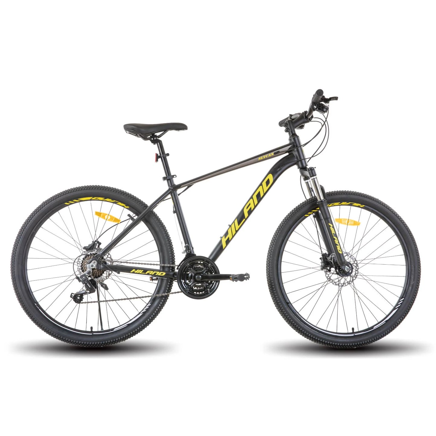 Experience rugged versatility on the Hiland Aluminum Mountain Bike, engineered for everyday adventures, delivering reliable performance whether you trail ride, commute, or push limits on rough terrain in any season for daily commuting and weekend