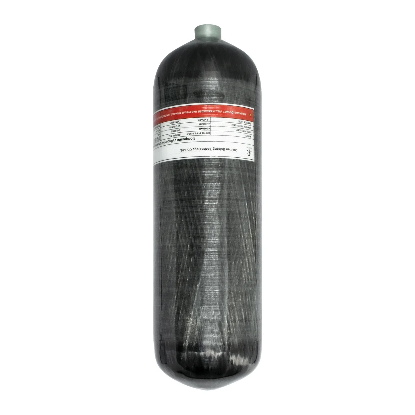 You're ready for fearless dives with this Tuxing carbon fiber cylinder, delivering strength, lightness, and dependable performance.