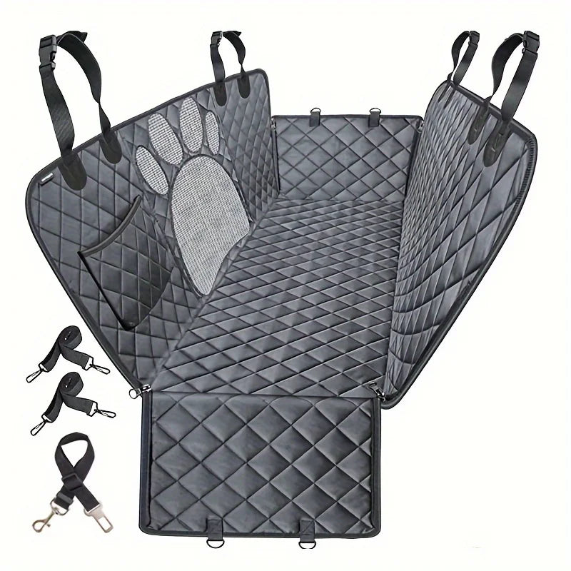 Dog Rear Seat Cover Hammock Heavy Duty Waterproof Non Slip Nylon