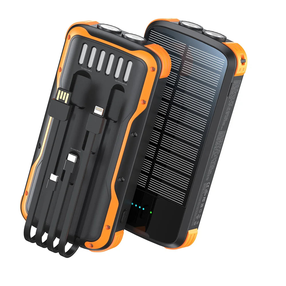 Charge anywhere with confidence using this high-capacity solar charger that turns sun into reliable power you can count on.