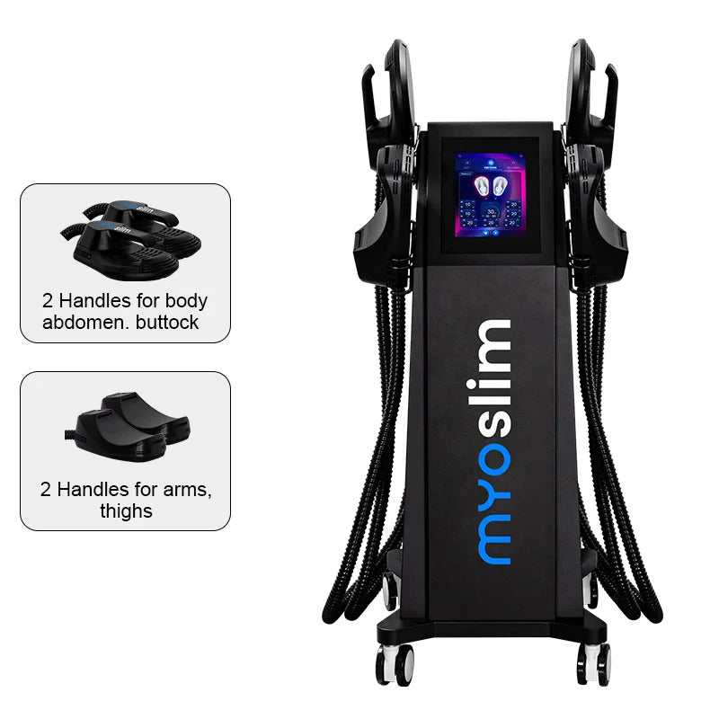 Unleash your best silhouette with the MYOSLIM EMS Body Slimming Machine and feel the difference in every session.