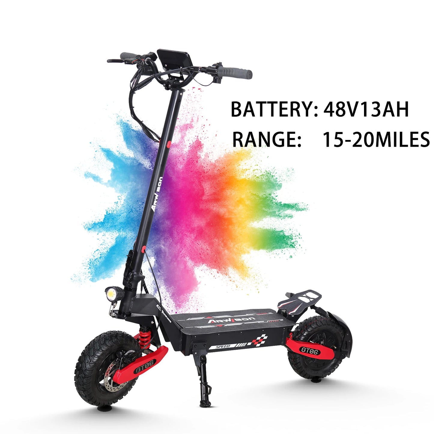Take on every street and trail with the Arwibon GT06, your lightweight power commuter that folds in seconds.