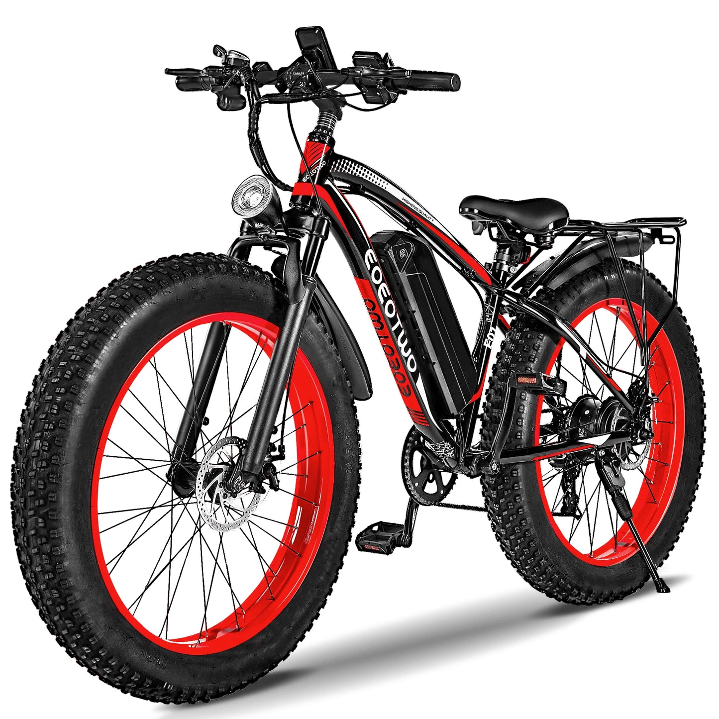 Experience the power and versatility of the EOEOTWO E01 electric bike, a capable adults' ride engineered for speed, range, comfort, and all-terrain confidence on city streets and backcountry trails.