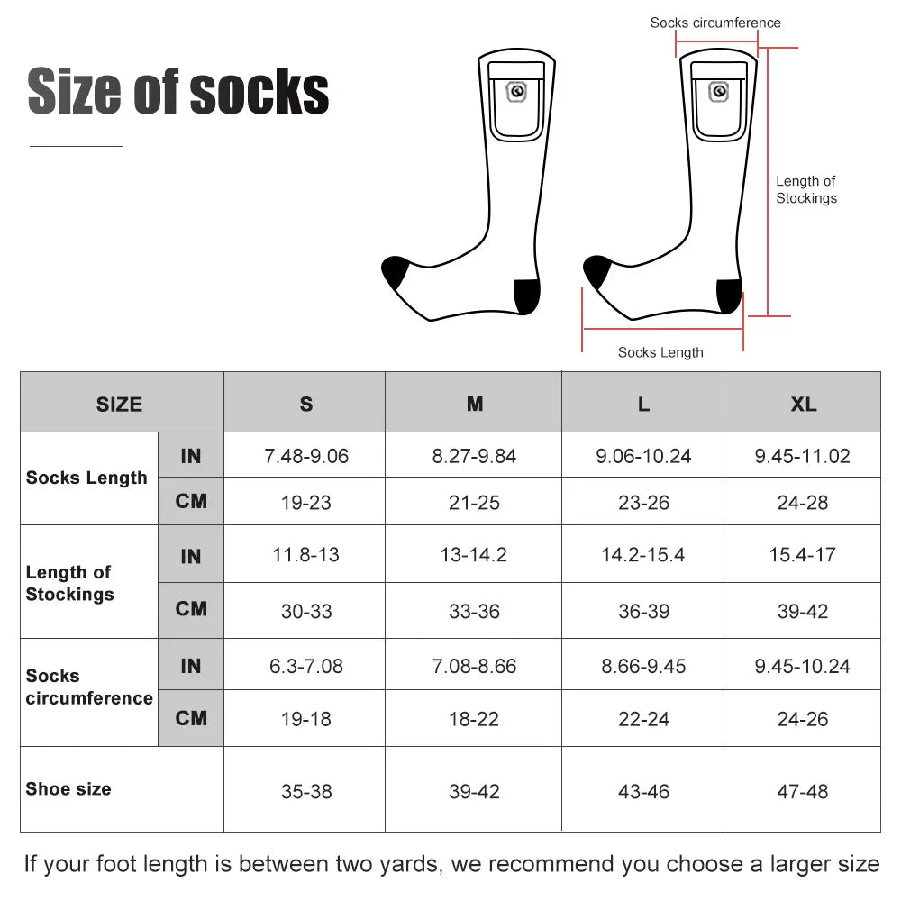 Stay warm on every cold adventure with SNOW DEER heated socks that deliver reliable warmth when you need it most.