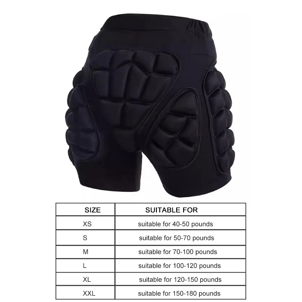 NONECN brings you durable, 3D protective padded shorts for winter sports, giving you confident protection on every run.