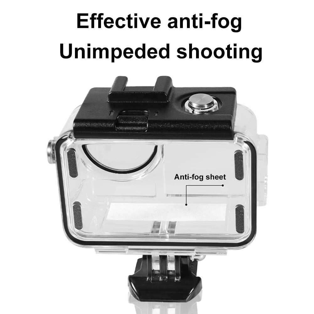 You can conquer the ocean depths with Alloyseed's 60M waterproof diving housing for your DJI Osmo Action, keeping your footage crystal clear and your camera safe.