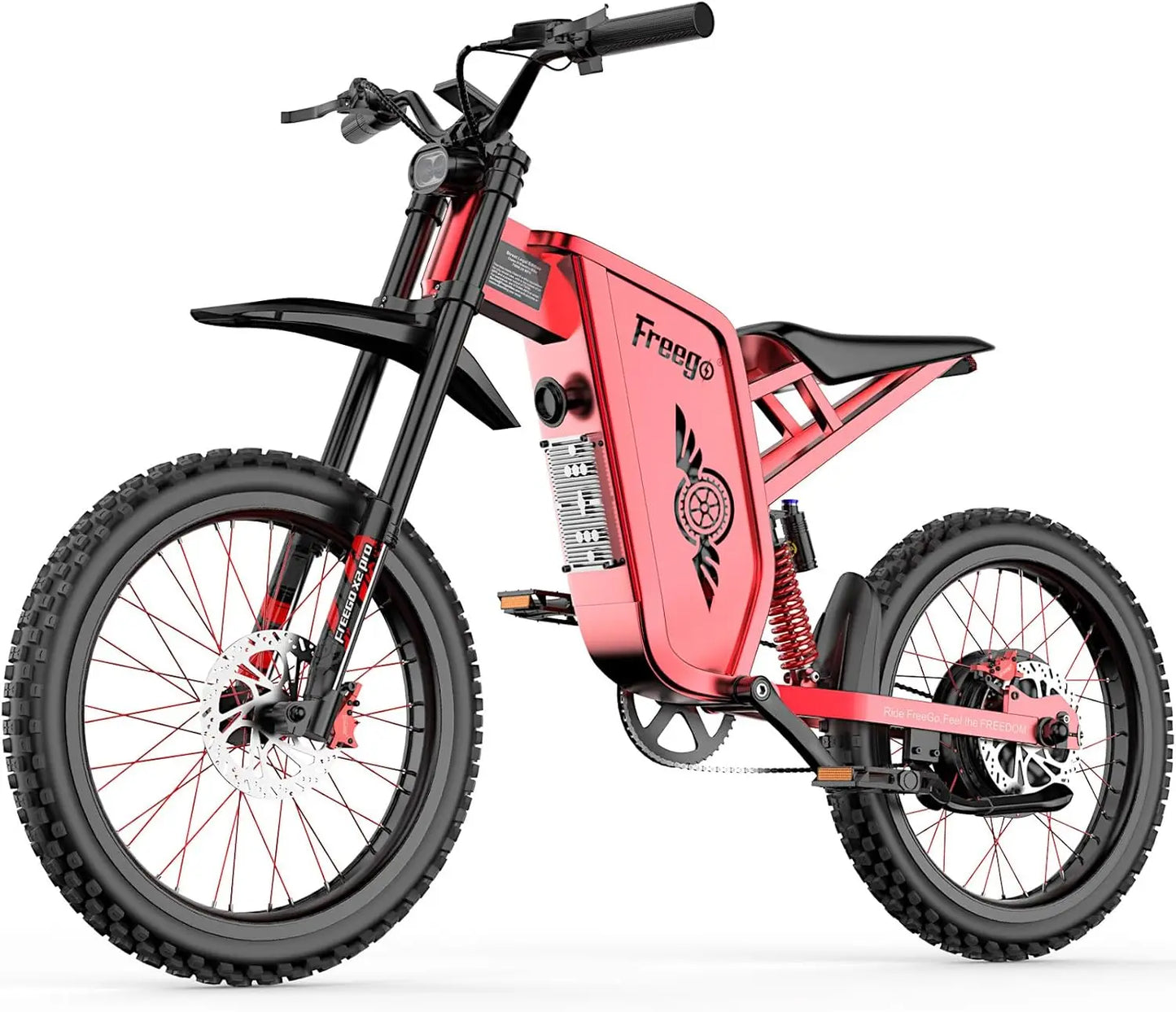 Freego X2 Pro 6000W Electric Motorcycle for Adults with 50MPH Speed