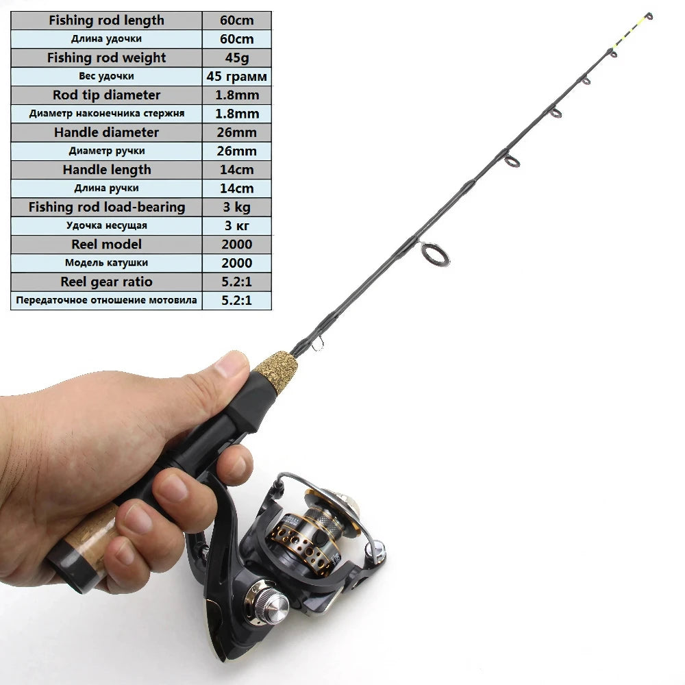 Elevate your winter fishing with this carbon fiber multi-function rod crafted for strength, sensitivity, and all-day comfort, giving you precise control, quick response, and reliable performance in cold conditions and long sessions.