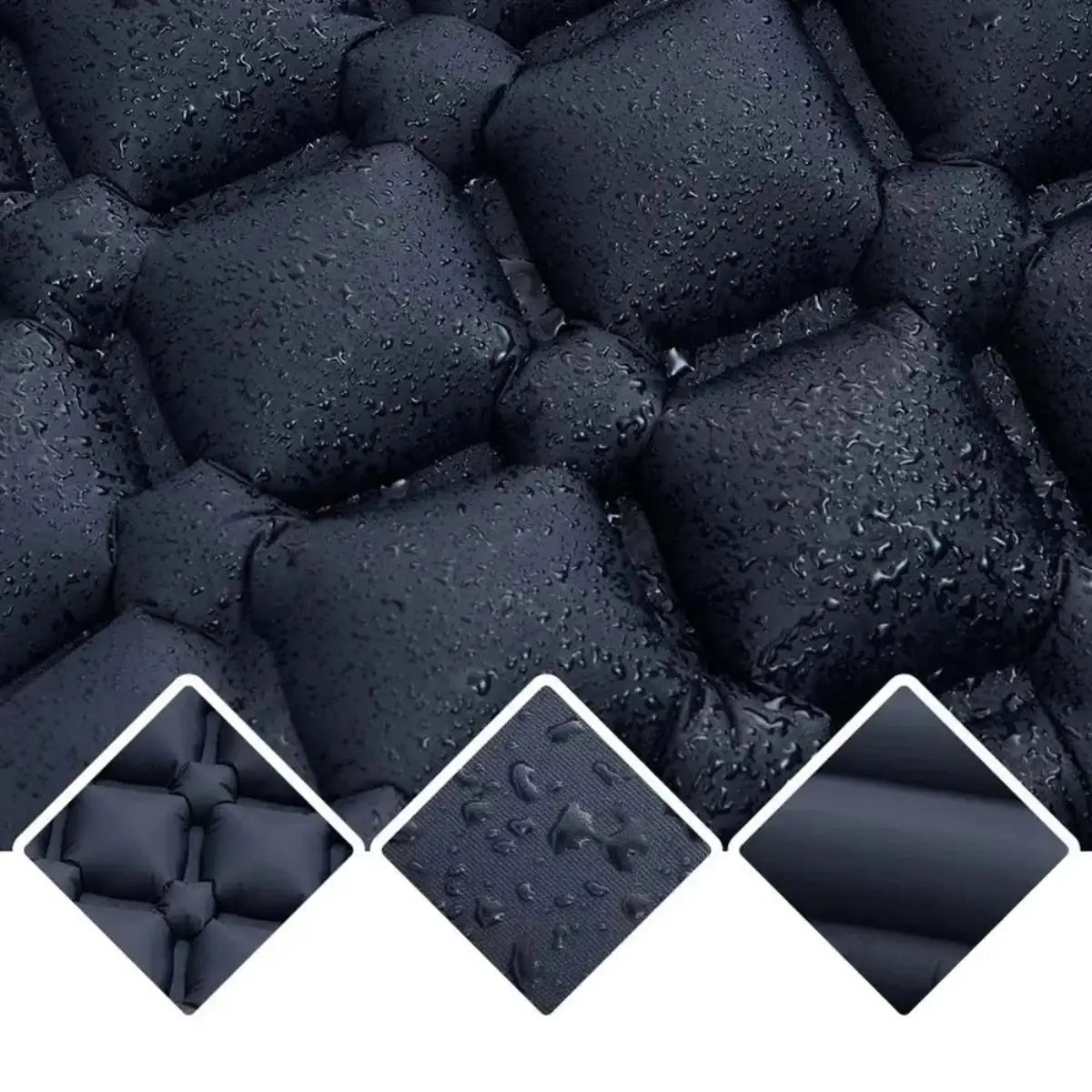 Single & Double Inflatable Air Mattress, Foldable Camping Sleeping Pad with Pillow, Moisture-proof, Waterproof & Lightweight Outdoor Sleeping Mat, Perfect for Camping, Travel and Hiking