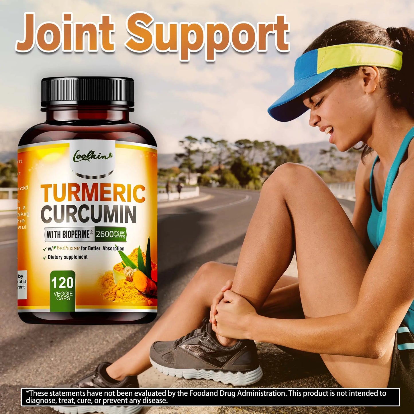 Elevate your wellness with Coolkin Turmeric Curcumin, a highly absorbable formula designed to support your joints and digestion.
