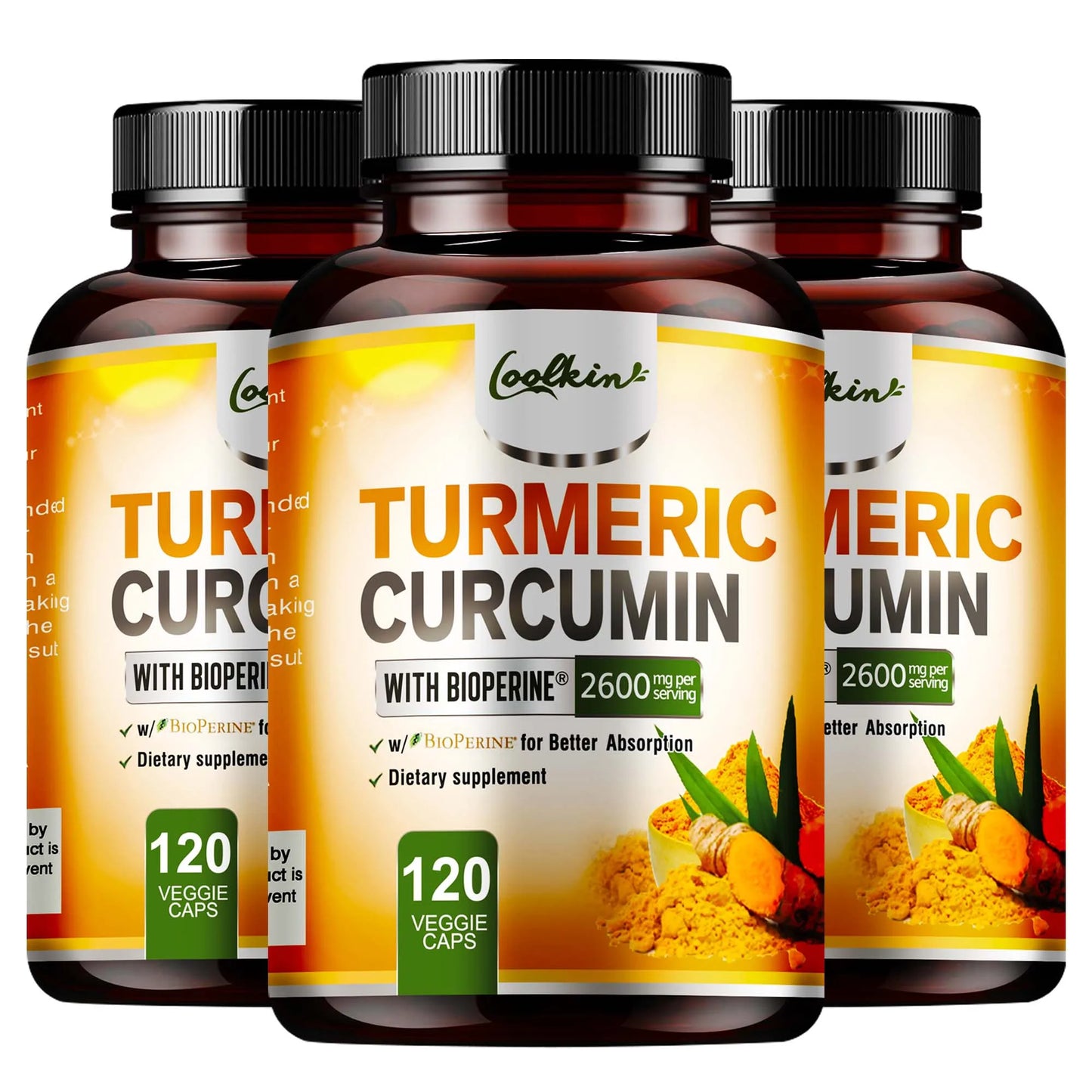 Elevate your wellness with Coolkin Turmeric Curcumin, a highly absorbable formula designed to support your joints and digestion.