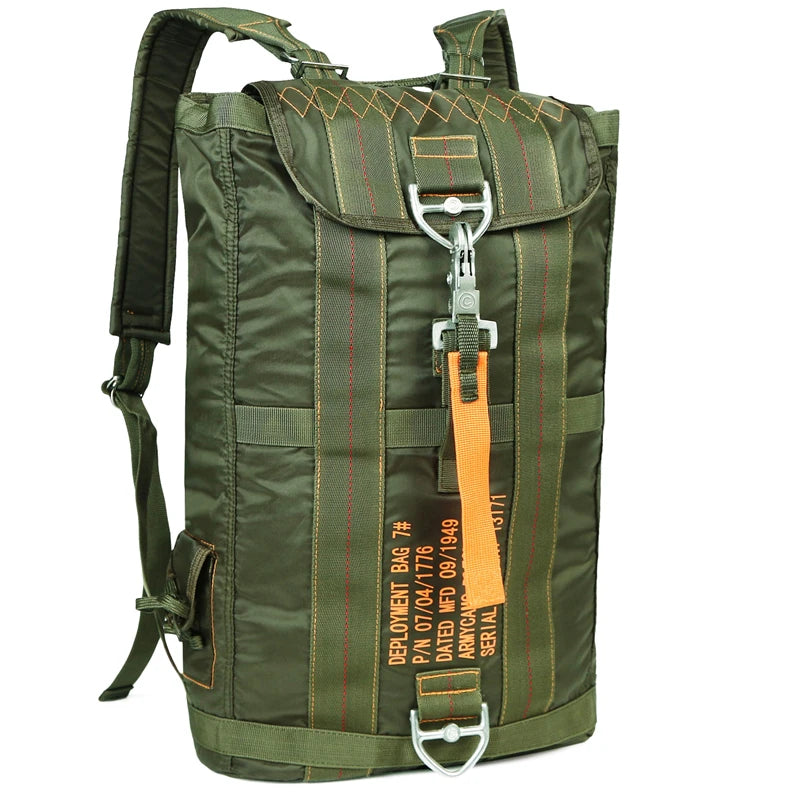 LQARMY Durable All-purpose Backpack Lightweight Carryall Parachute Bag For Outdoor Hunting Trips Hiking School Carry Adventures