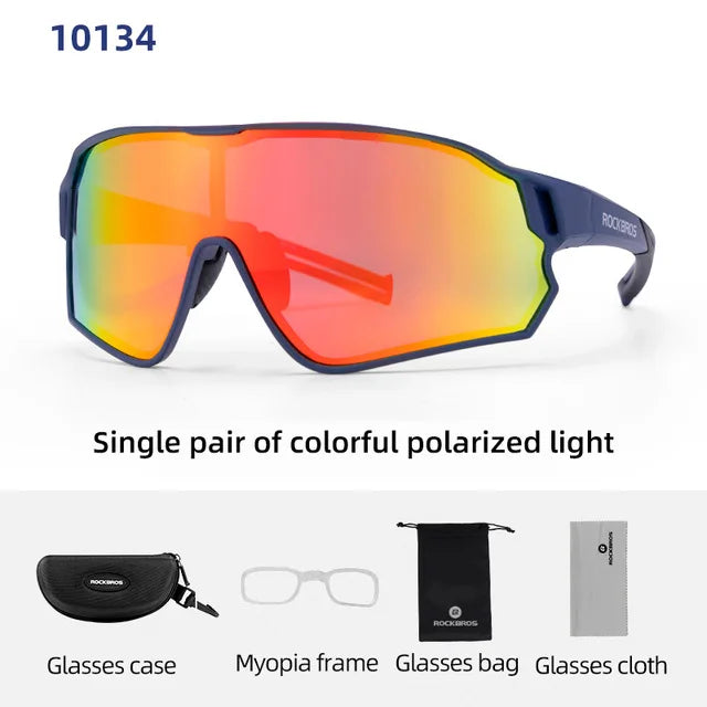 Experience sharp, glare-free vision on every ride with ROCKBROS polarized cycling glasses, engineered for your performance, comfort, and reliable all-day wear.