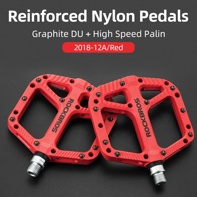 Upgrade your ride with ROCKBROS ultralight pedals that blend grip, durability, and performance for every BMX, MTB, or road stint, delivering reliable power transfer, smooth rotation, and confidence on rough trails.