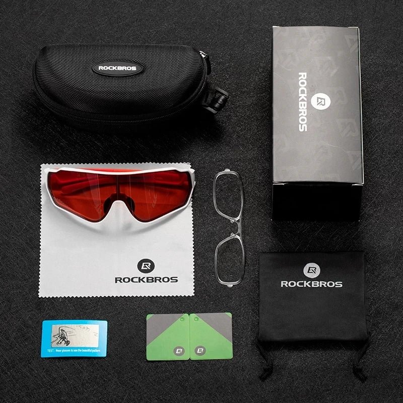 Experience sharp, glare-free vision on every ride with ROCKBROS polarized cycling glasses, engineered for your performance, comfort, and reliable all-day wear.