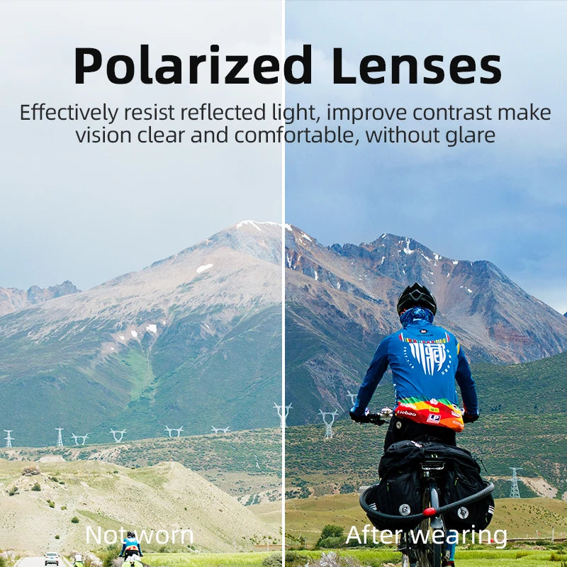 Experience crystal clarity, all‑day comfort, and confident sun protection with ROCKBROS polarized UV400 sunglasses designed to perform from city streets to rugged trails.