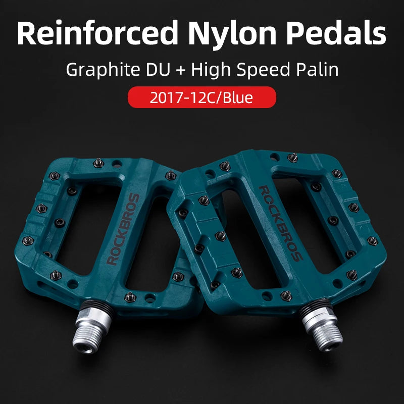 Upgrade your ride with ROCKBROS ultralight pedals that blend grip, durability, and performance for every BMX, MTB, or road stint, delivering reliable power transfer, smooth rotation, and confidence on rough trails.