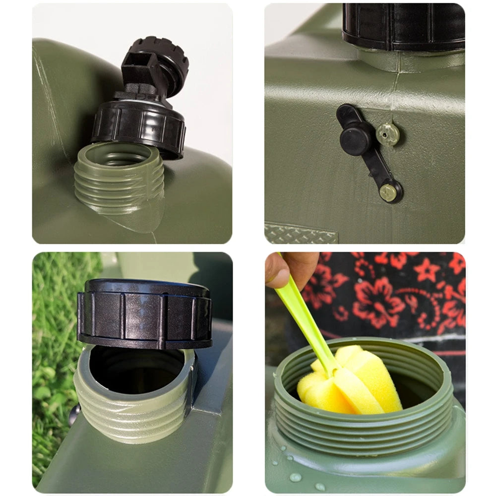 Desert Fox brings you a versatile, rugged water tank carrier that keeps your outdoor adventures hydrated, organized, and hassle-free for any camping trip today.