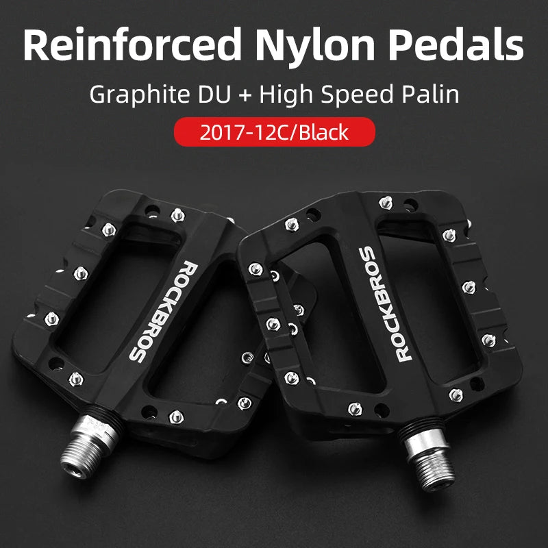 Upgrade your ride with ROCKBROS ultralight pedals that blend grip, durability, and performance for every BMX, MTB, or road stint, delivering reliable power transfer, smooth rotation, and confidence on rough trails.