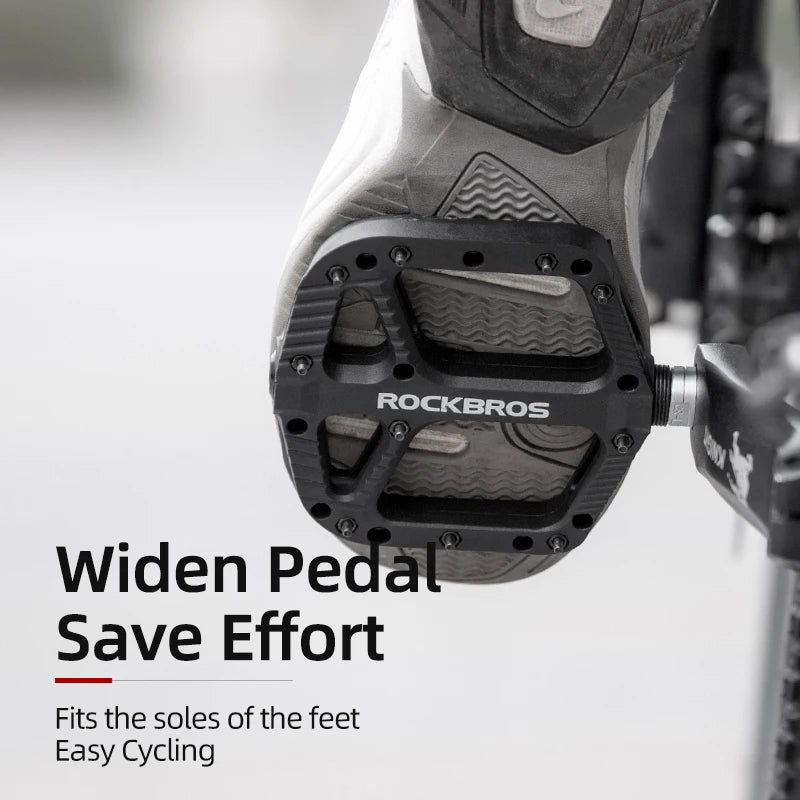 Upgrade your ride with ROCKBROS ultralight pedals that blend grip, durability, and performance for every BMX, MTB, or road stint, delivering reliable power transfer, smooth rotation, and confidence on rough trails.