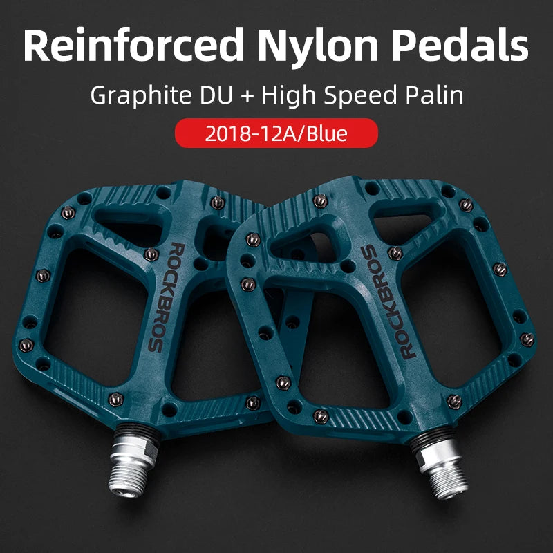 Upgrade your ride with ROCKBROS ultralight pedals that blend grip, durability, and performance for every BMX, MTB, or road stint, delivering reliable power transfer, smooth rotation, and confidence on rough trails.