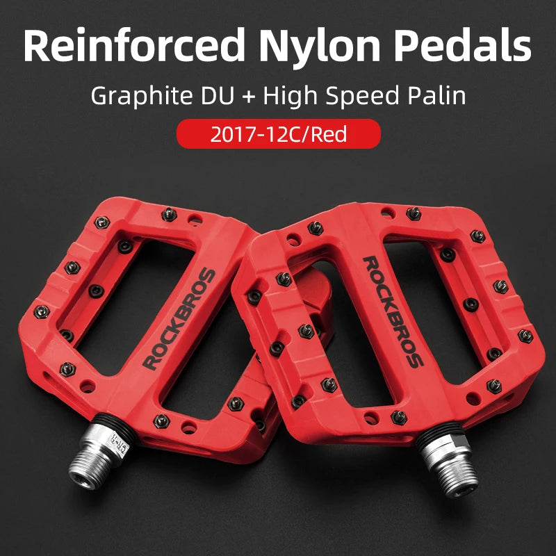 Upgrade your ride with ROCKBROS ultralight pedals that blend grip, durability, and performance for every BMX, MTB, or road stint, delivering reliable power transfer, smooth rotation, and confidence on rough trails.
