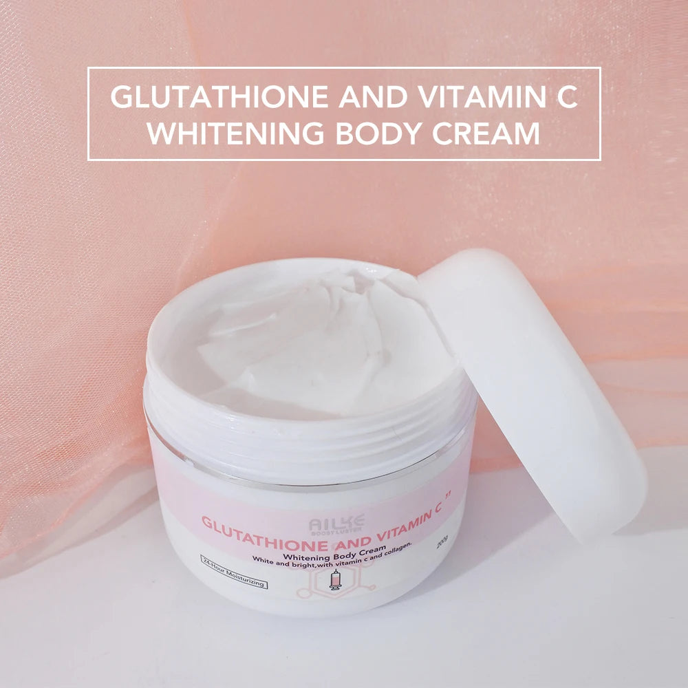 Reveal a brighter, smoother you with the AILKE Glutathione and Vitamin C Kit, a spa-inspired routine designed to brighten, hydrate, and protect your skin.