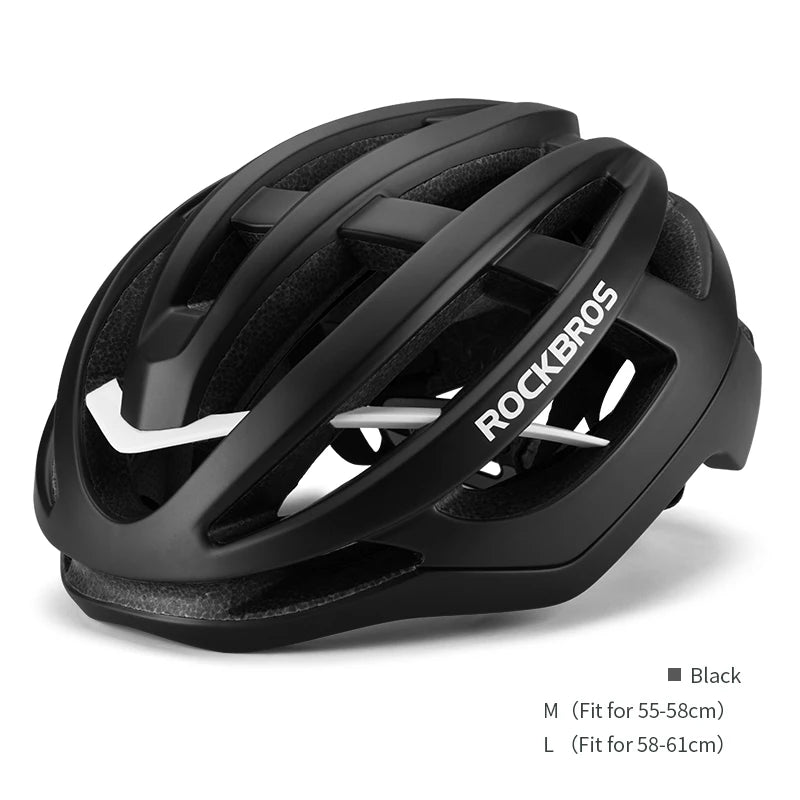 Experience confident riding with the ROCKBROS ultralight, breathable road bike helmet that blends safety and comfort.
