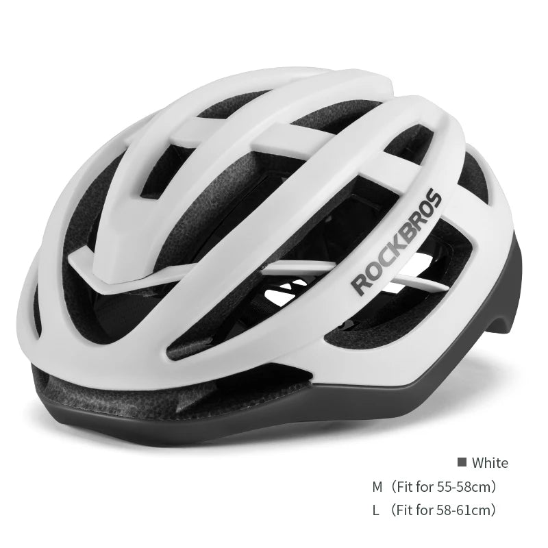 Experience confident riding with the ROCKBROS ultralight, breathable road bike helmet that blends safety and comfort.