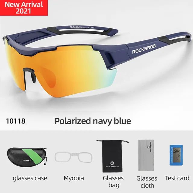 Experience sharp, glare-free vision on every ride with ROCKBROS polarized cycling glasses, engineered for your performance, comfort, and reliable all-day wear.