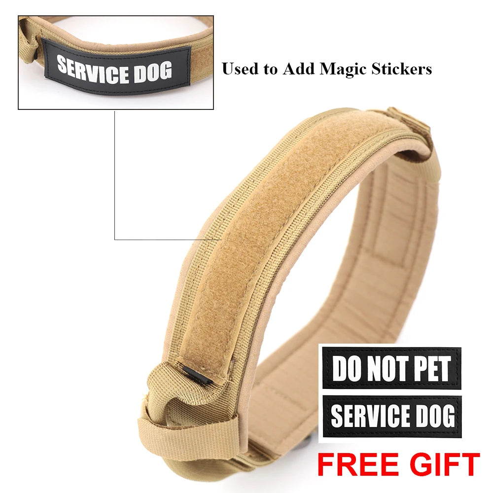 PETRAVELCN Dog Training Collar Set Adjustable Tactical Collar And Leash