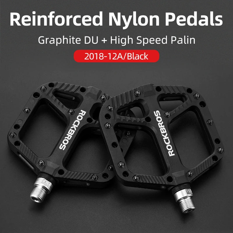 Upgrade your ride with ROCKBROS ultralight pedals that blend grip, durability, and performance for every BMX, MTB, or road stint, delivering reliable power transfer, smooth rotation, and confidence on rough trails.