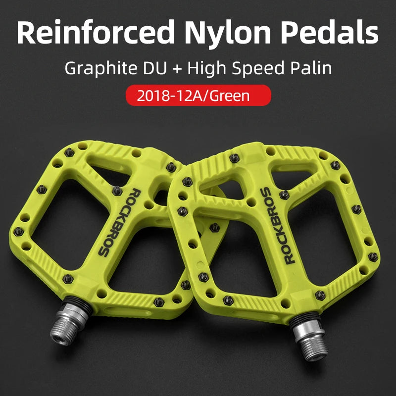 Upgrade your ride with ROCKBROS ultralight pedals that blend grip, durability, and performance for every BMX, MTB, or road stint, delivering reliable power transfer, smooth rotation, and confidence on rough trails.
