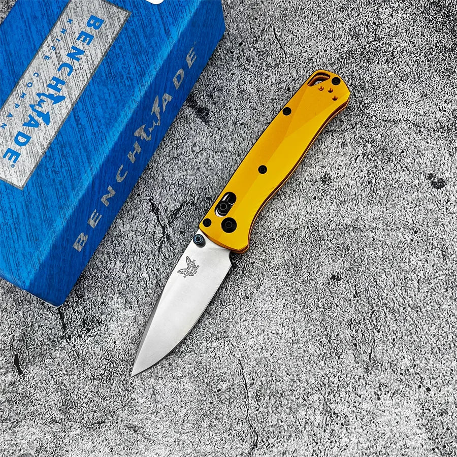 From the DIY Supplies line, the BM 533BK-2 Mini Bugout AXIS folding knife delivers rugged versatility, reliable performance, and compact practicality for outdoor adventures.
