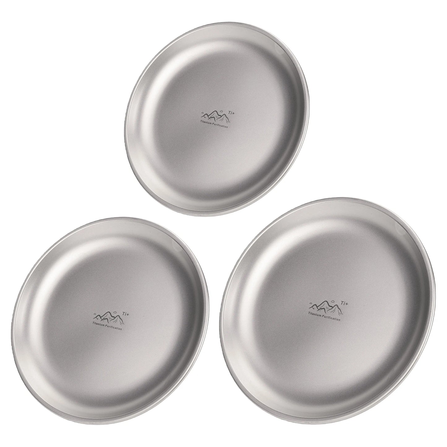 Shunmaii Titanium Purification Plate Rustproof Portable Travel Tableware