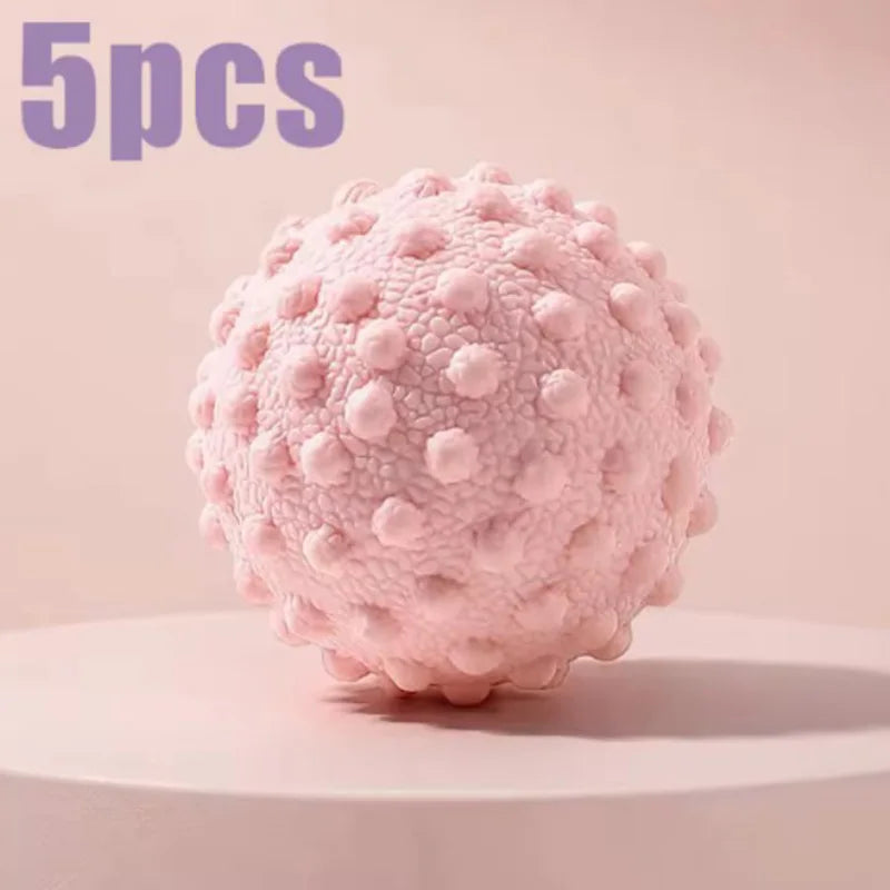 TPR Posture Master Yoga Ball Waist and Back Foot Massage Ball Fascia Ball Raised Point Massage Ball