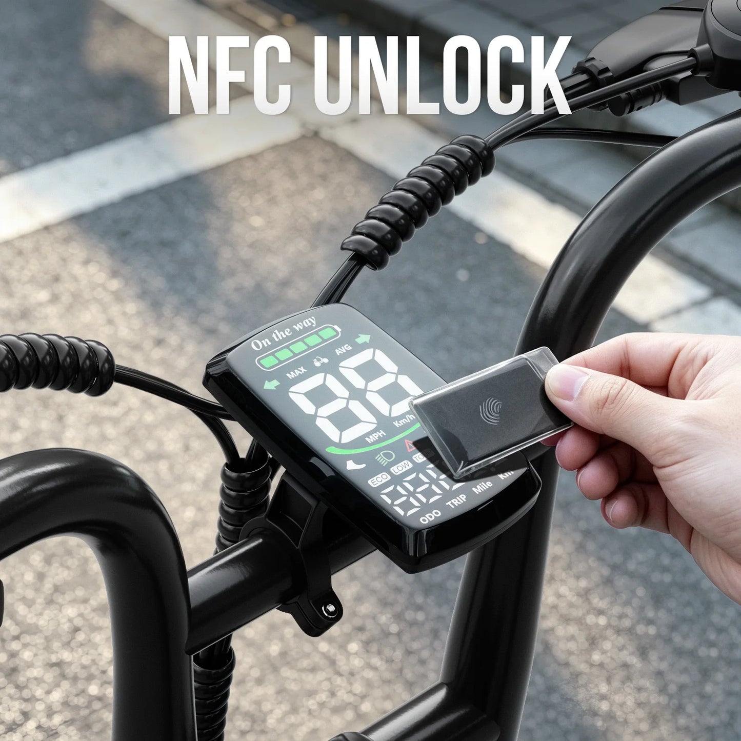 Spacewalk Fat Tire Electric Bike Adults 1500W Peak Motor 28MPH Speed 20x3.0 All Terrain Ebike 48V 13Ah Removable Battery NFC Unlock UL Certified USA Warehouse