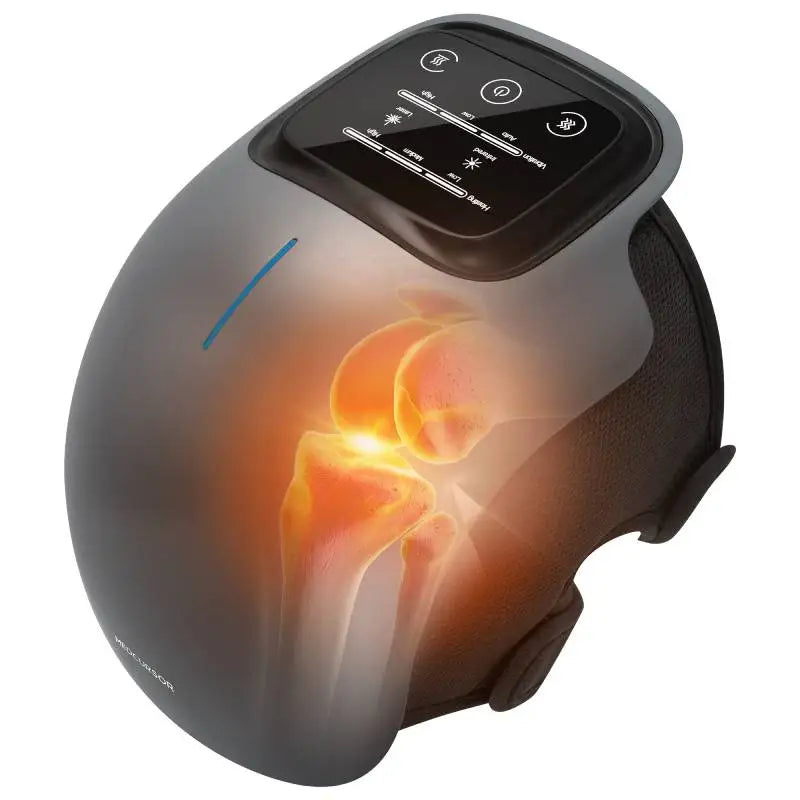 Experience soothing knee relief with the Medcursor wireless heating massage knee pad, designed to deliver warm, targeted comfort during long days, recovery sessions, or gentle stretches, without tying you to a cord.