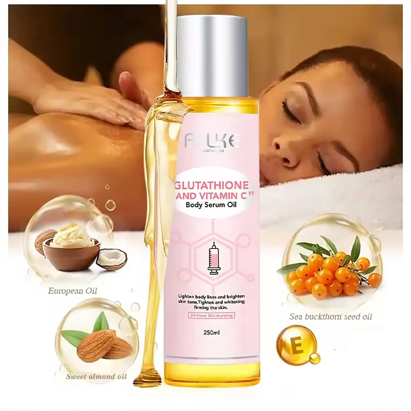 Reveal a brighter, smoother you with the AILKE Glutathione and Vitamin C Kit, a spa-inspired routine designed to brighten, hydrate, and protect your skin.