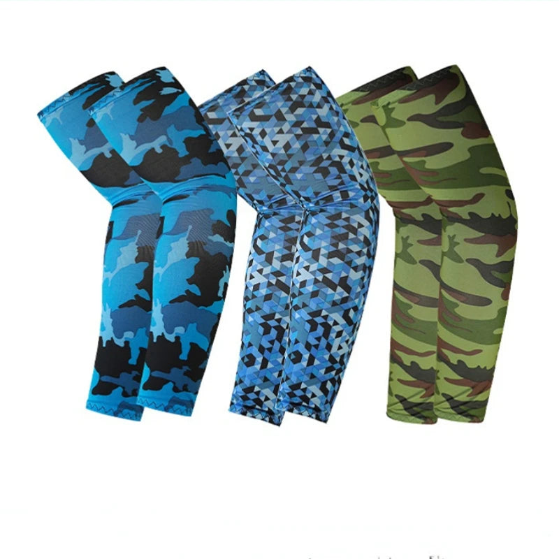 Stay cool and protected on every outdoor adventure with these unisex cooling arm sleeves that shield your skin from sun and UV rays.