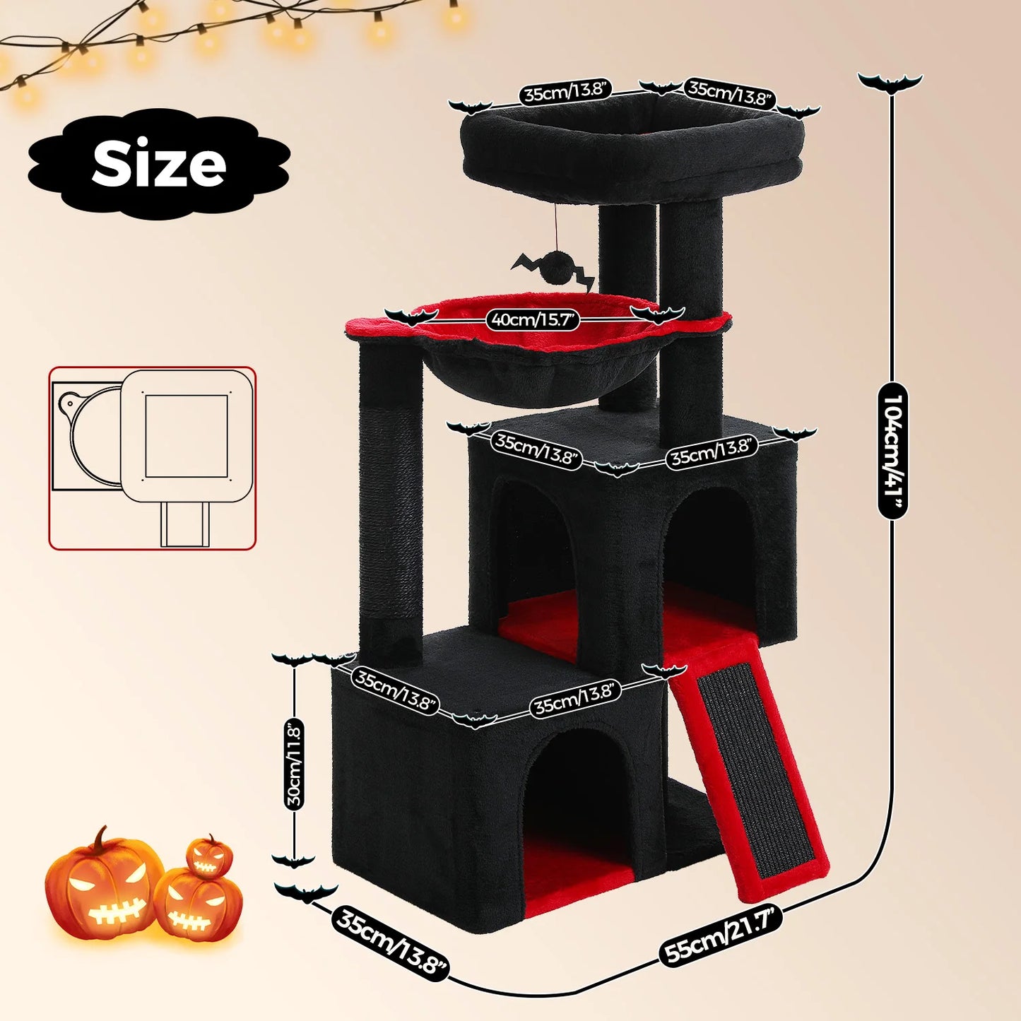 Unlock endless feline adventures with the PAWZ Road Large Cat Tree, a multi level playground built for indoor cats.