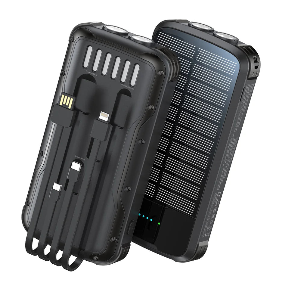 Charge anywhere with confidence using this high-capacity solar charger that turns sun into reliable power you can count on.