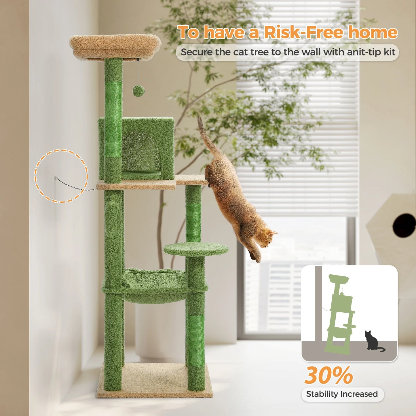 Give your large cat a towering playground with the PAWZ Road Cactus Cat Tree Tower designed for big climbers and fearless explorers.