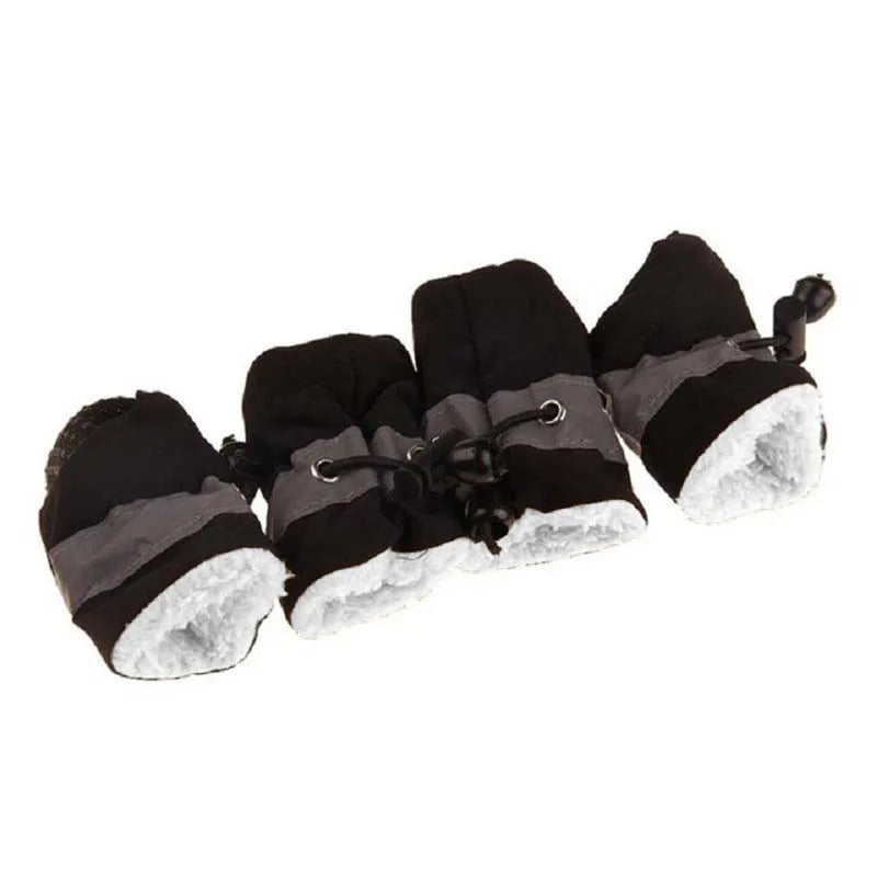 Antiskid Puppy Shoes Waterproof Winter Soft Sole Pet Shoes For Small Dogs