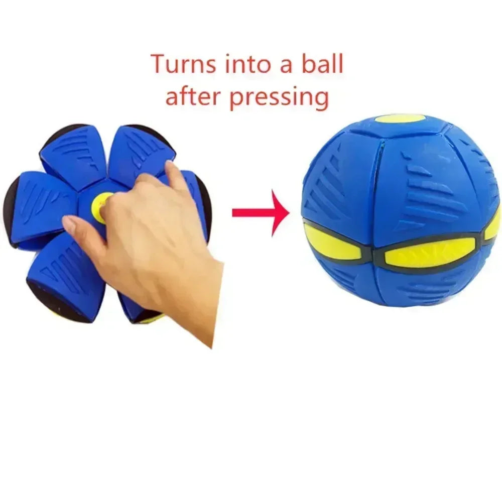 Unleash endless outdoor excitement with the Flying Saucer Ball, a durable UFO shaped dog toy that turns ordinary fetch into a thrilling energy burning adventure while promoting exercise, relaxation, and happy bonding during every outing.