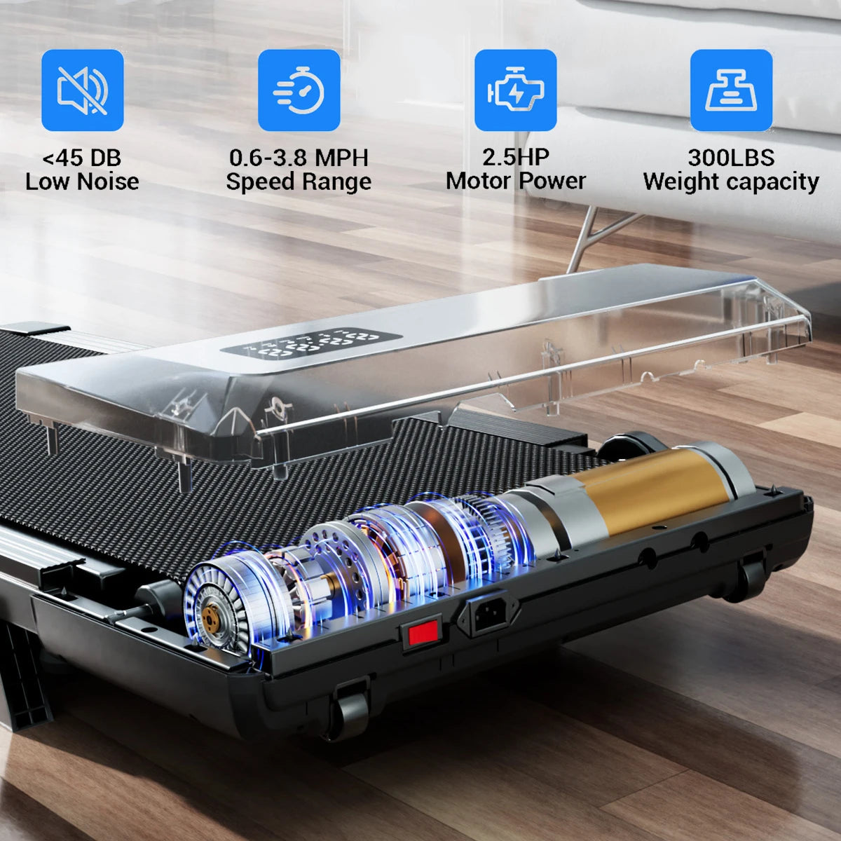 Transform your routine with a compact under-desk treadmill that brings powerful walking into your day.