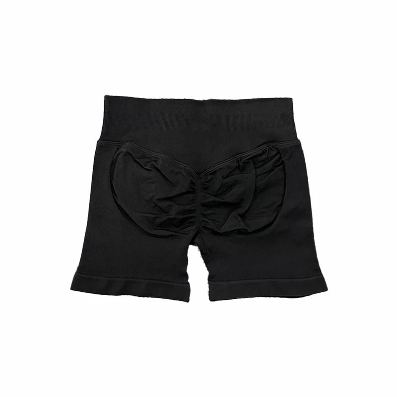 Impact Shorts with Logo Women Seamless Yoga Shorts Scrunch Bum Gym Shorts Workout Biker Short Fitness