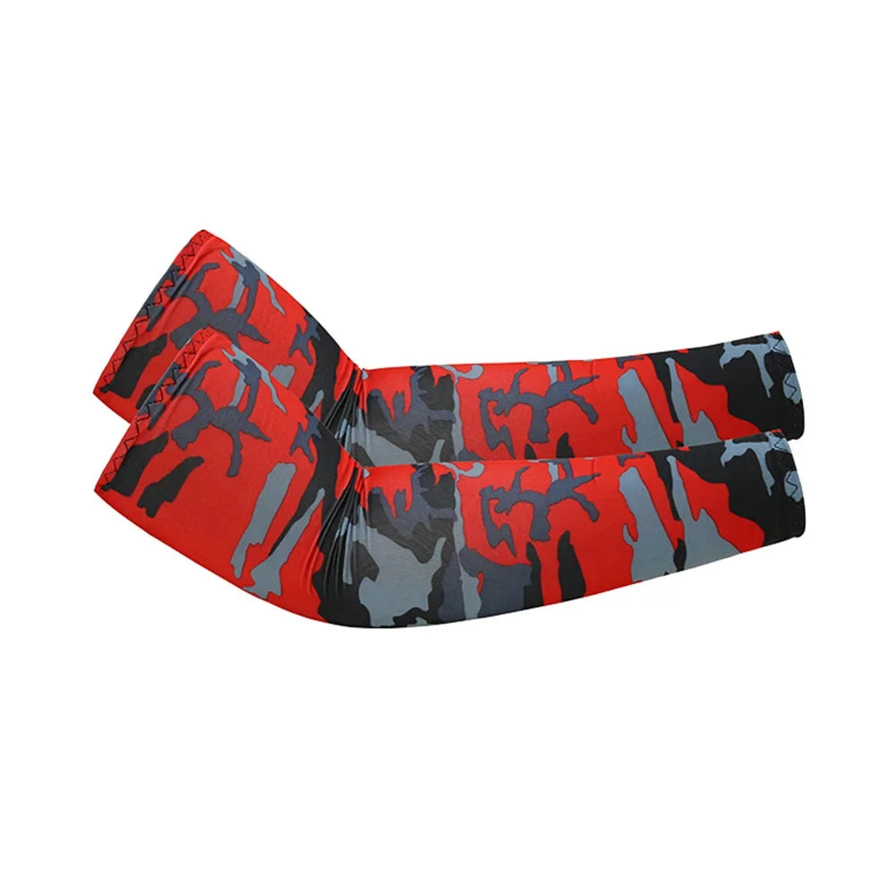 Stay cool and protected on every outdoor adventure with these unisex cooling arm sleeves that shield your skin from sun and UV rays.