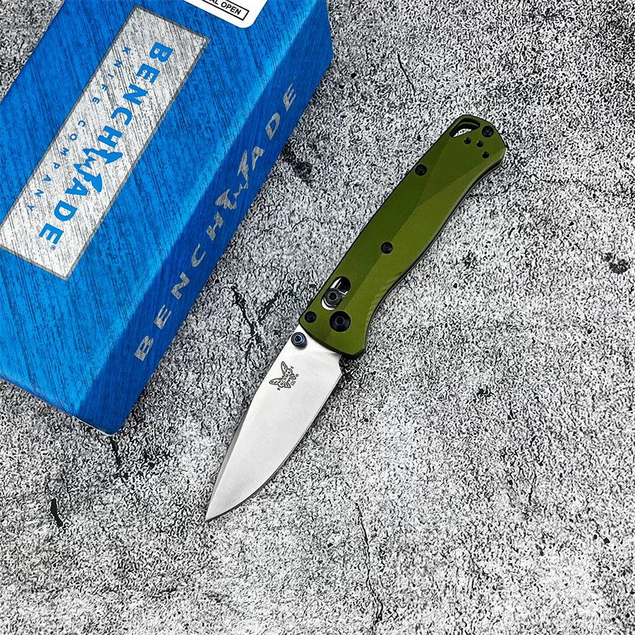 From the DIY Supplies line, the BM 533BK-2 Mini Bugout AXIS folding knife delivers rugged versatility, reliable performance, and compact practicality for outdoor adventures.